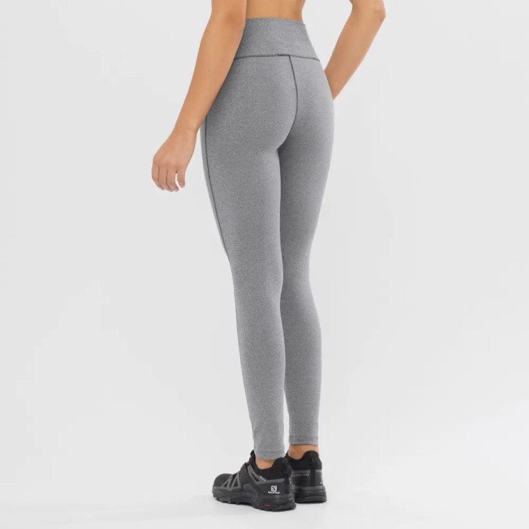 Calça Legging Salomon Essential Warm Feminino Cinzentas | PT M75143